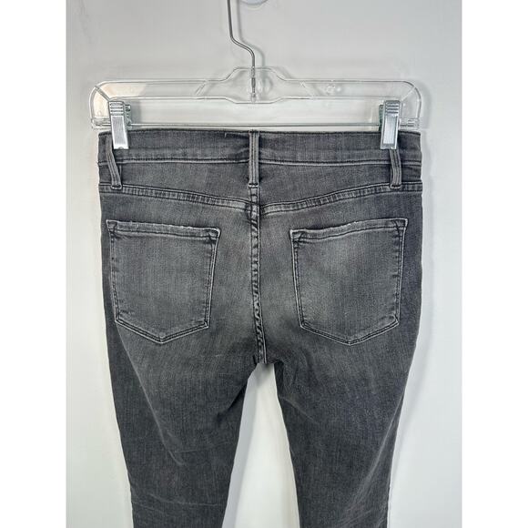 Frame Denim Women's Skinny Jeans - Black and Gray - Picture 14 of 15